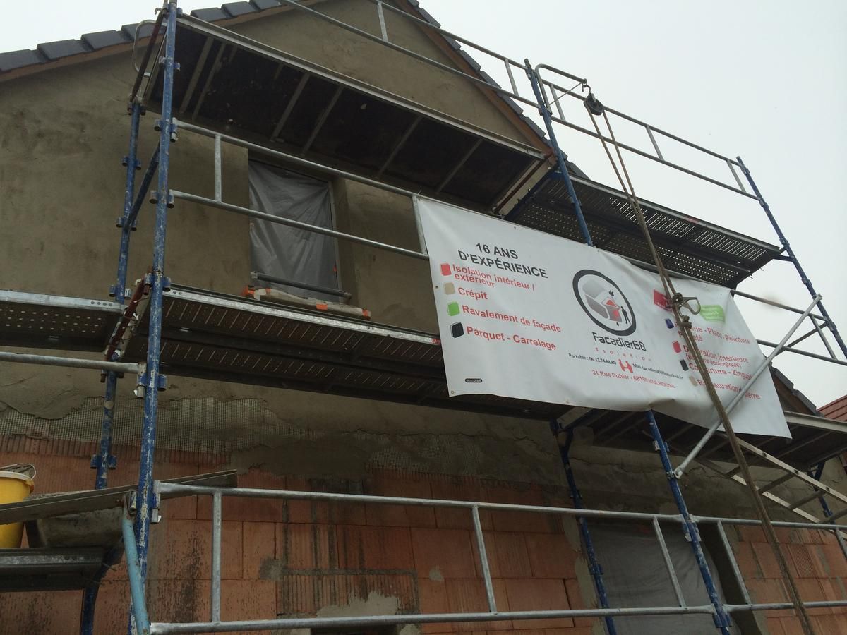 Façade rénovée maison alsacienne